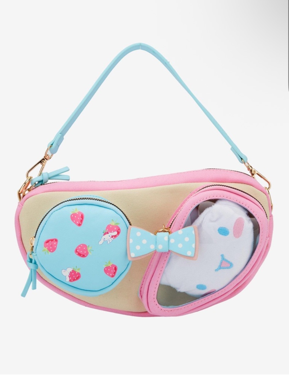 NWT Boxlunch Bioworld Sanrio Cinnamoroll convertible crossbody bag